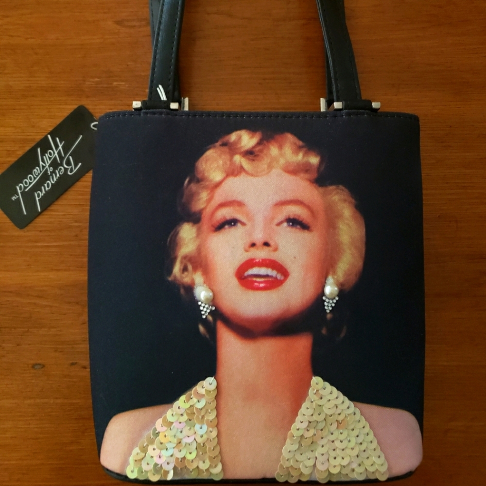 Bernard of Hollywood small strapped Marilyn Monroe purse.
